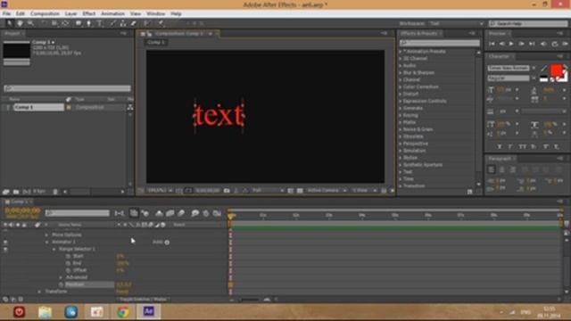 After Effects CS6 - Урок 6 - Анимация текста смотреть онлайн