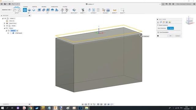Уроки Fusion 360: торцевое фрезерование и стратегия Face смотреть онлайн