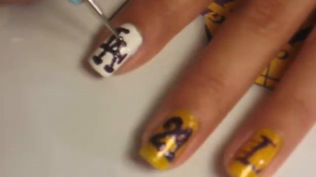 Nail Design: Lakers Inspired!!!!!!! смотреть онлайн