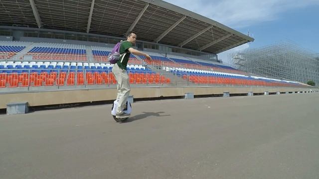 Тест драйв моноколеса Kingsong KS14C на гребном канале "Крылатское". смотреть онлайн