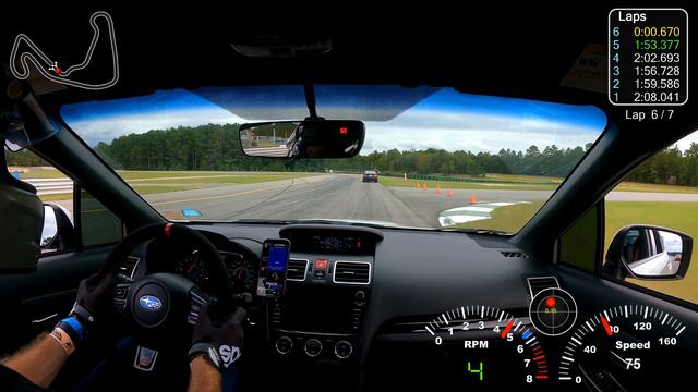 Carolina Motorsports Park - 2019 Subaru WRX STI - September 2021 (1:52.7) смотреть онлайн