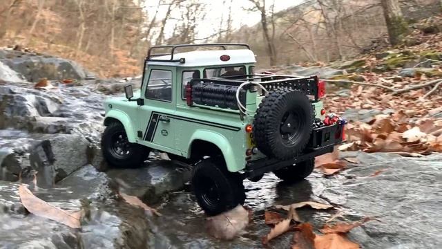 1/10 Scale RC : RC4WD Gelande II Defender(D90) Valley Adventure #6. смотреть онлайн