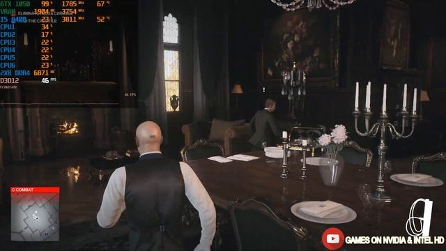 Hitman 3 ON GTX 1050 смотреть онлайн