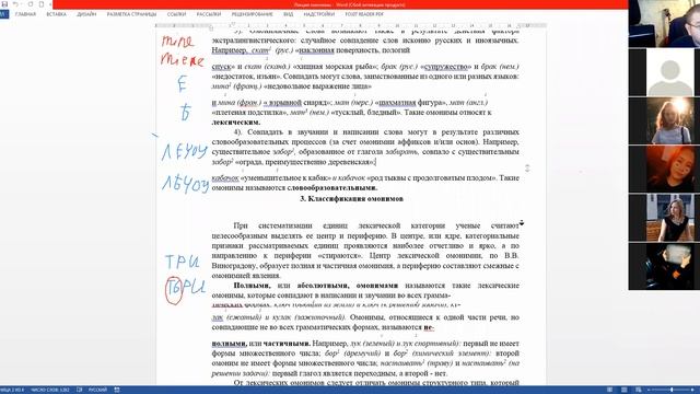 Явление омонимии в русском языке смотреть онлайн