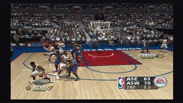 NBA Live 2004 (PS2) | All-Star Game | East vs West смотреть онлайн