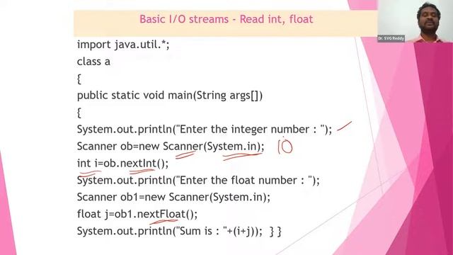 java - io streams - scanner class - read integer, float #java #program #code #algorithm смотреть онлайн