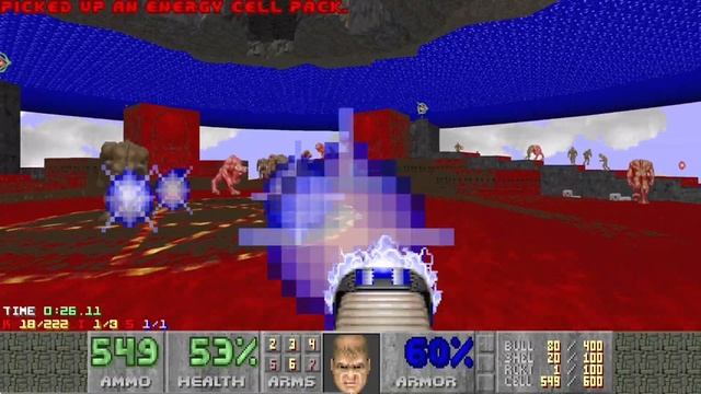 Doom II Overboard MAP 5 UV-SPEED in 0:47.86 смотреть онлайн