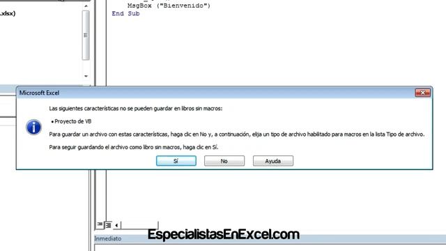 Problemas Al Guardar Macros En Excel 2007
