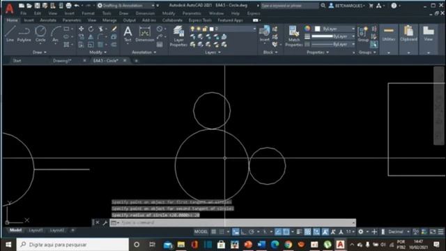 AUTOCAD PARA INICIANTES: DESENHO BÁSICO (COMANDOS LINE, CIRCLE, XLINE...) смотреть онлайн