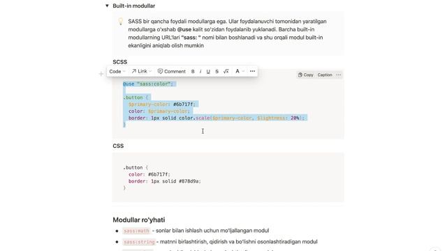 SASS | 16. Built-in modules смотреть онлайн