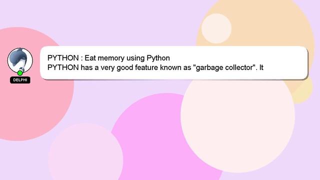 PYTHON : Eat memory using Python смотреть онлайн