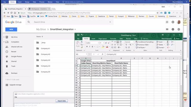 How to Copy / Update Excel Files to SmartSheets with Google Drive смотреть онлайн