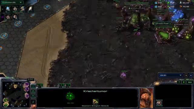 Starcraft 2: Heart of the Swarm - 2. ZnaS Tunier - Real VS Fighter #1 смотреть онлайн