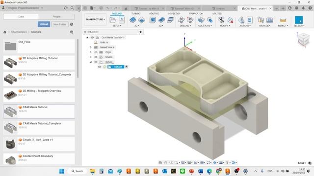 สัมมนาออนไลน์เรื่อง Reverse Engineering and CAM 2.5-5 Axis by Fusion360 (26 OCT 2566) | CADCAMTHAI смотреть онлайн