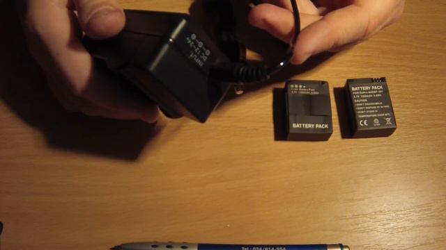 AHDBT-301 "1300mAh" Battery + US Plug Power Adapter + Car Charger for GoPro - Black - unboxing смотреть онлайн