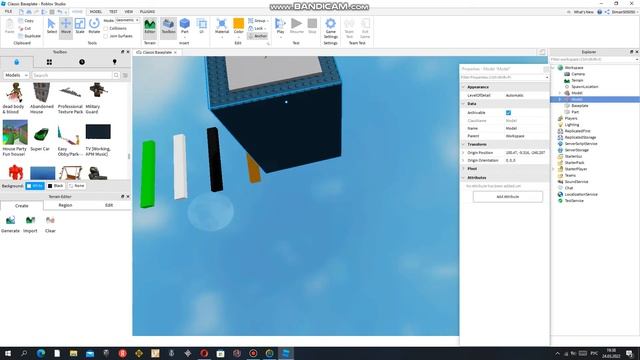 Туториал как зделать свой паркур в Роблокс студио! смотреть онлайн