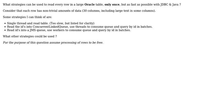 Software Engineering: Using JDBC to asynchronously read large Oracle table смотреть онлайн