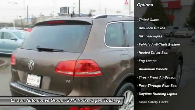 2013 Volkswagen Touareg Puyallup WA V8036A