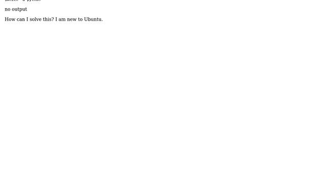 Ubuntu: /usr/bin/env: python : No such file or directory (3 Solutions!!) смотреть онлайн