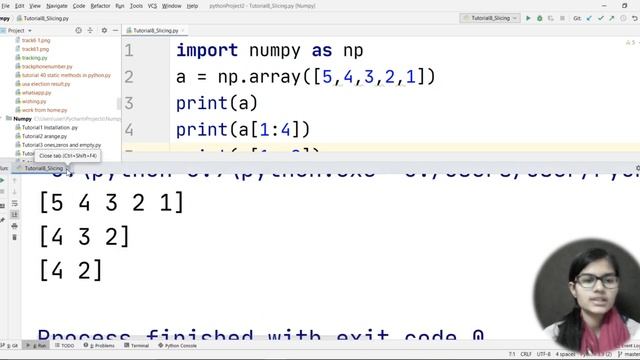 Numpy Library EP:09 | Slicing in numpy array | numpy tutorial in english | create numpy array смотреть онлайн