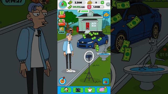 играю в игру Ламар идл влогер смотреть онлайн
