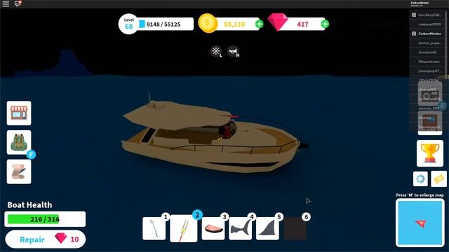 BEST Way To Hunt Creatures! Fishing Simulator Roblox смотреть онлайн