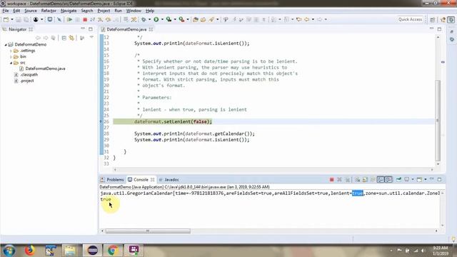 How to use isLenient() method of java.text.DateFormat class? | Datetimeformatter in java смотреть онлайн