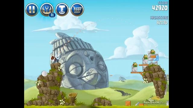 Angry Birds Star Wars 2 Battle of Naboo B3-7 Treasure Map Walkthrough смотреть онлайн