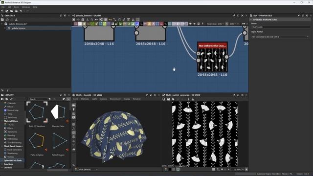 How to use the Portal Node in Substance Designer. смотреть онлайн