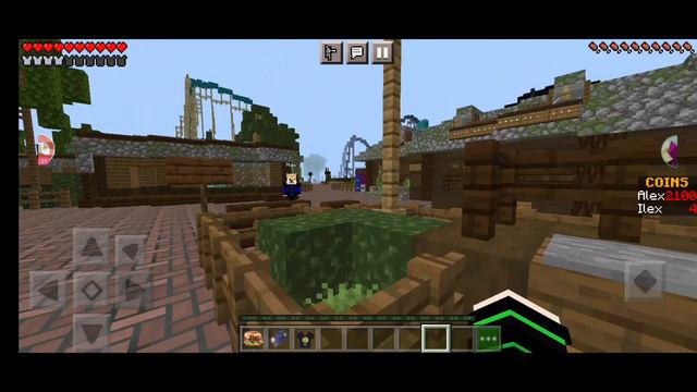 ГУЛЯЕМ В ПАРКЕ АТРАКЦИОНОВ! МАЙНКРАФТ. ДЕНЬ РОЖДЕНИЯ ILEX! смотреть онлайн