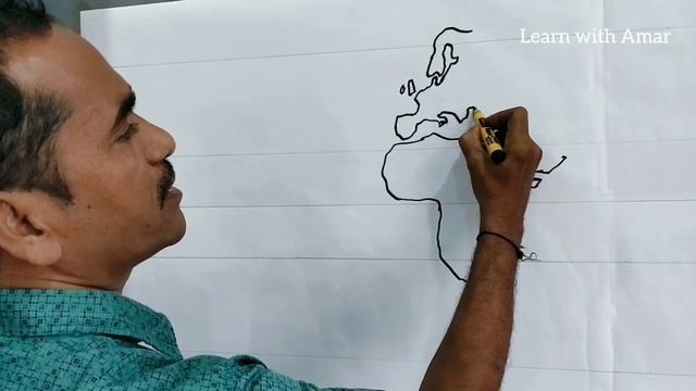 How to draw world map easily смотреть онлайн