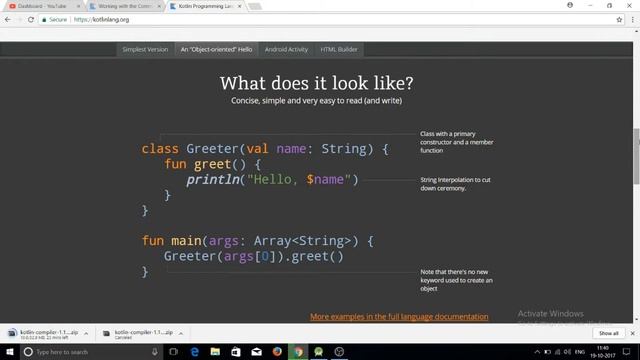 Introduction to Kotlin Programming Language(English Version) смотреть онлайн