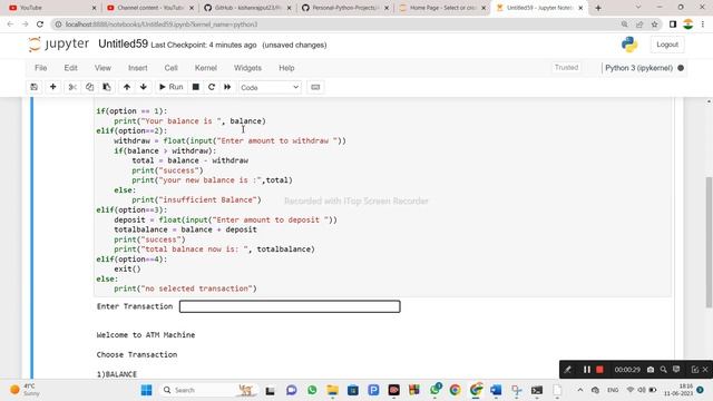 Python Project Showcase: Building an Advanced ATM Machine смотреть онлайн