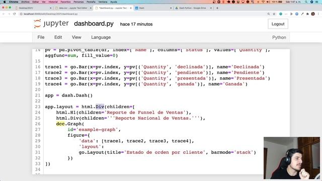 Dashboard en Python usando Dash - Super fácil! смотреть онлайн