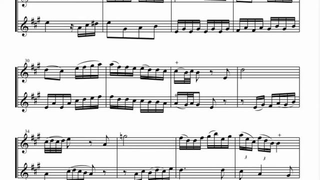 Cr 038 bpm - Play-along recorder duet - "Andante" by Stamitz - AD #9/10 смотреть онлайн