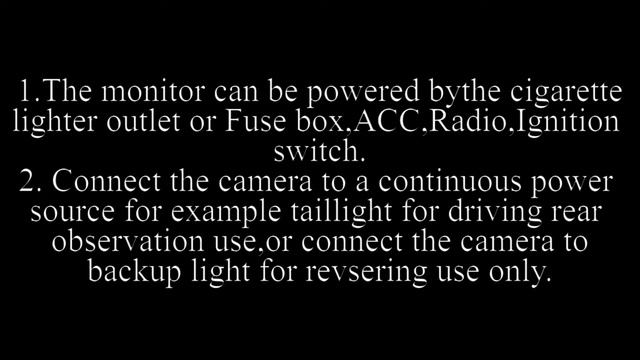 RV Rear View Camera with 7 inch Monitor Operation Video смотреть онлайн