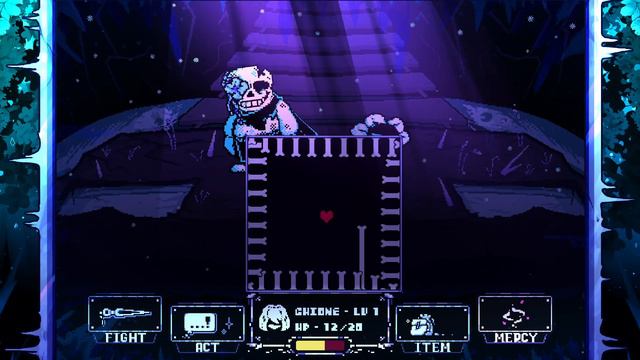 Beating Icebound Sans + Flowey смотреть онлайн
