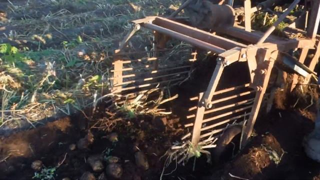 самодельная картофелекопалка смотреть онлайн