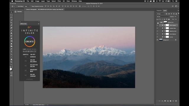 How to Color Grade Highlights and Shadows Independently in Photoshop смотреть онлайн