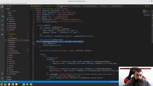 Web Dev 11 - 8 React Login смотреть онлайн