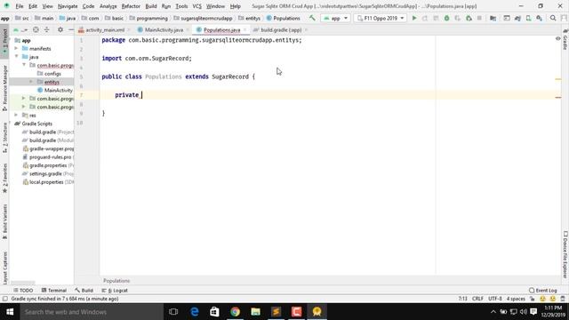 Sqlite Library Sugar ORM Crud App Part 1 Install Dependencies смотреть онлайн
