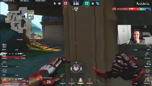 35 OT ROUNDS +++ ! - KC vs FUT - VCT EMEA Kickoff | VALORANT смотреть онлайн