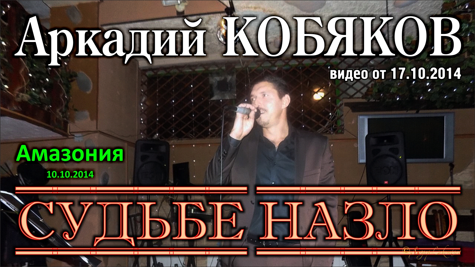 Аркадий Кобяков - Судьбе назло/ Москва,10.10.2014 смотреть онлайн