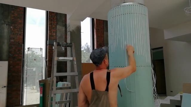 Гипсокартон вокруг ж/б колонны смотреть онлайн
