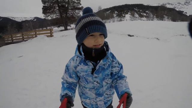 Архыз Ростислав первый раз стал на лыжи 2018 смотреть онлайн