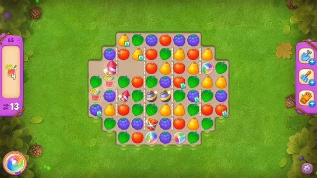 Используем все бонусы | Шут проходит Gardenscapes #65 (уровень 65) смотреть онлайн