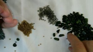 МК. объёмный жгут из каменной крошки и бисера