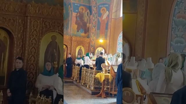 Святый Боже на архиерейской службе в храме МДА Троице -Сергиевой лавре. смотреть онлайн