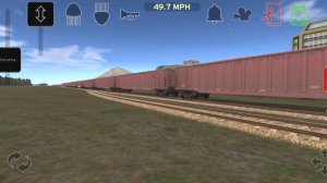 Train and rail yard simulator: LAKE VALLEY LONG TRAIN