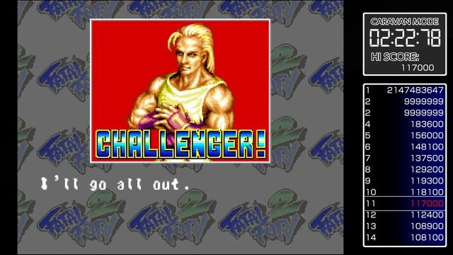 FATAL FURY 2 (ACA NEOGEO) - CARAVAN MODE (Rank 4) смотреть онлайн